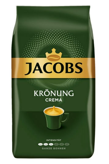 Cafea boabe Jacobs Kronung Caffe crema 1 kg dacris.net imagine 2022 depozituldepapetarie.ro