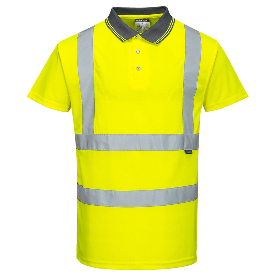 Tricou polo protectie reflectorizant galben Portwest Hi-Vis Marime 2XL