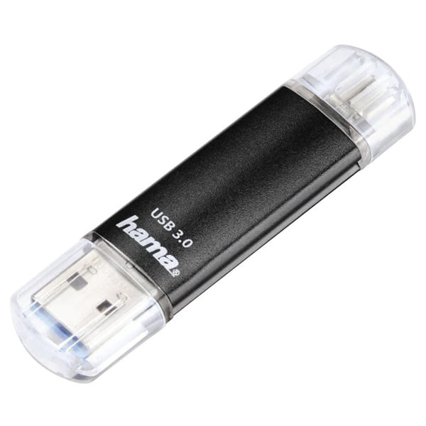 Memorie USB Hama 124000 usb 3.0 64gb 40mbs negru dacris.net imagine 2022 depozituldepapetarie.ro