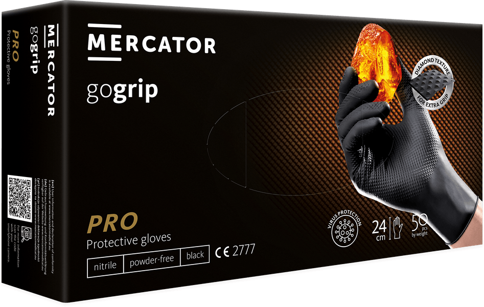 Manusi unica folosinta nitril extra grip 50/buc Mercador Medical Marime L