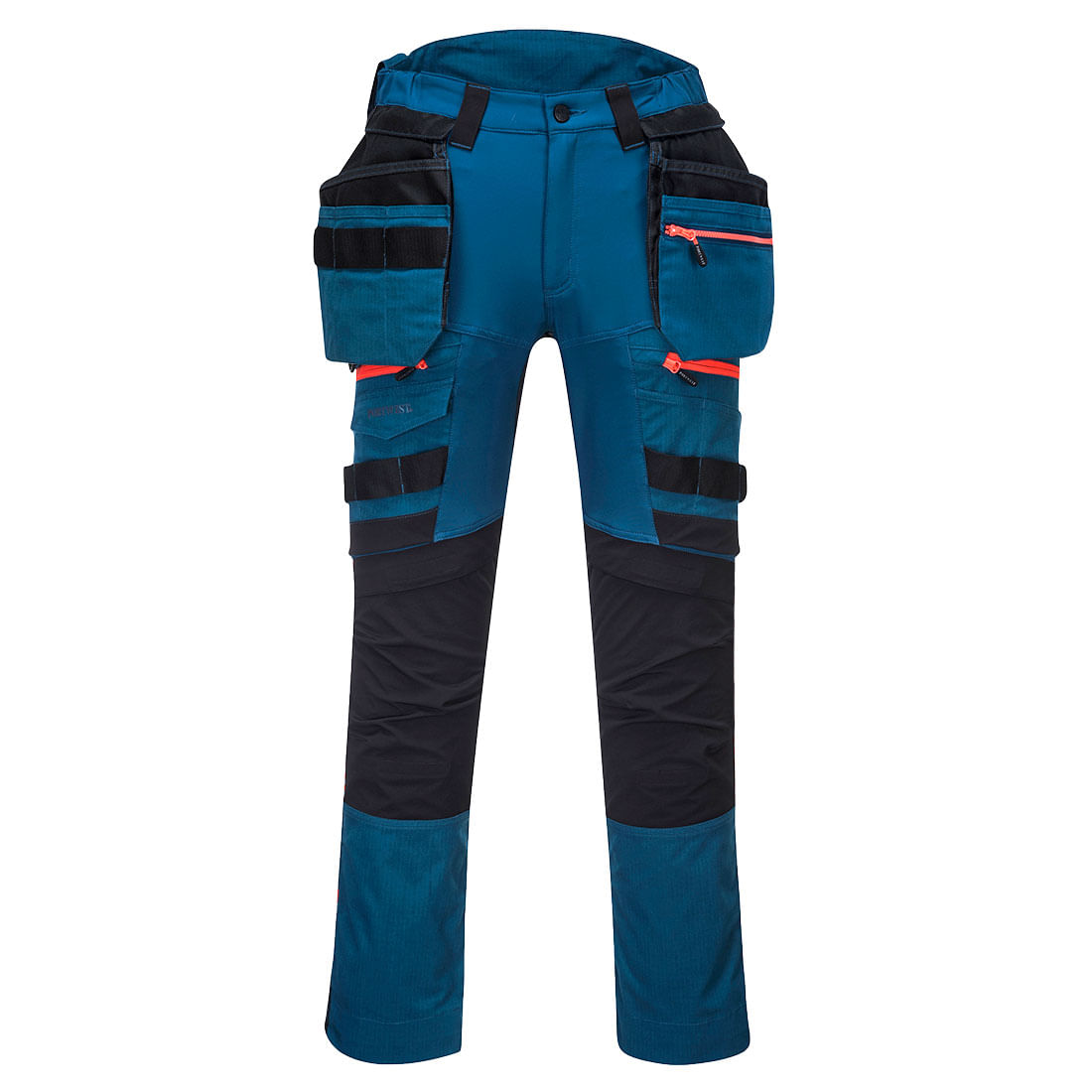 Pantaloni de protectie negru/albastru Portwest DX3 Marime 28 dacris.net imagine 2022 depozituldepapetarie.ro