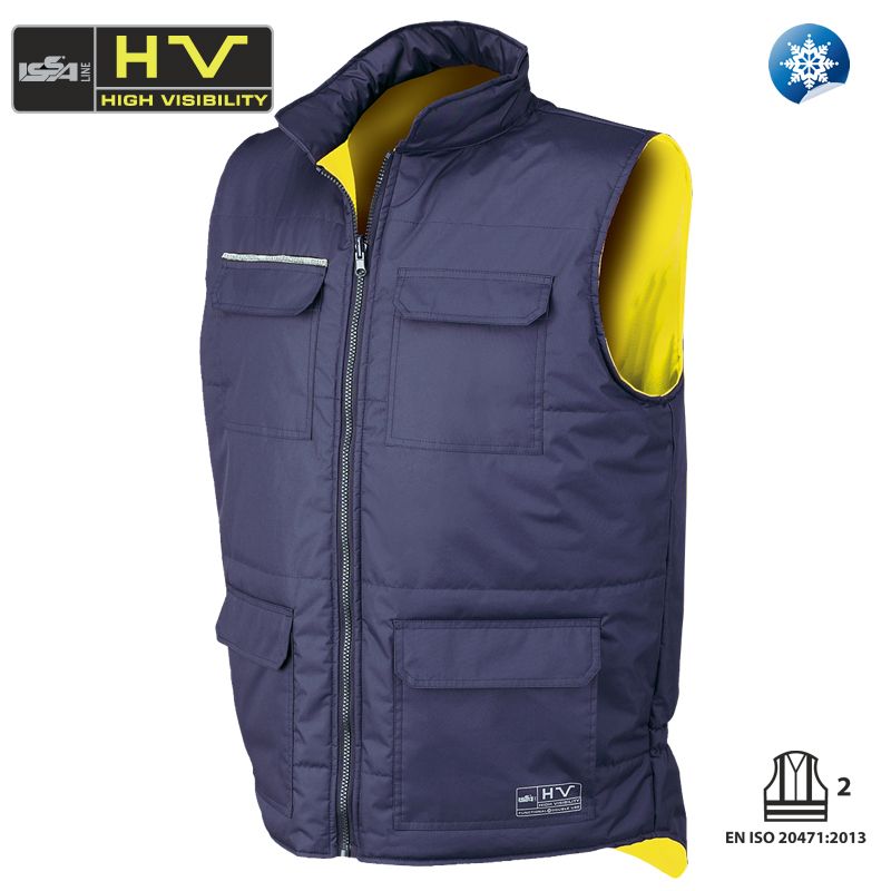 Vesta de protectie reversibila bluemarin/portocaliu Rhino Reverse Marime XL