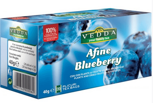 Ceai Vedda afine 20 plicuri x  2g Ceai Vedda afine 20 plicuri x 2g