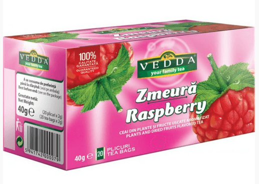 Ceai Vedda zmeura 20plicuri x 2g