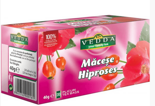 Ceai Vedda macese 20x2g plicuri Ceai Vedda macese 20plicuri x 2g