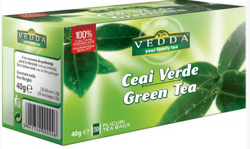 Ceai verde Vedda 20 plicuri x 2g dacris.net imagine 2022 depozituldepapetarie.ro