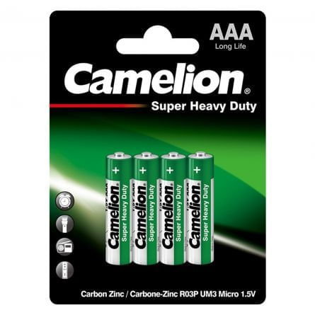 Set 4 baterii R3 AAA zinc Camelion Set 4 baterii R3 AAA zinc Camelion