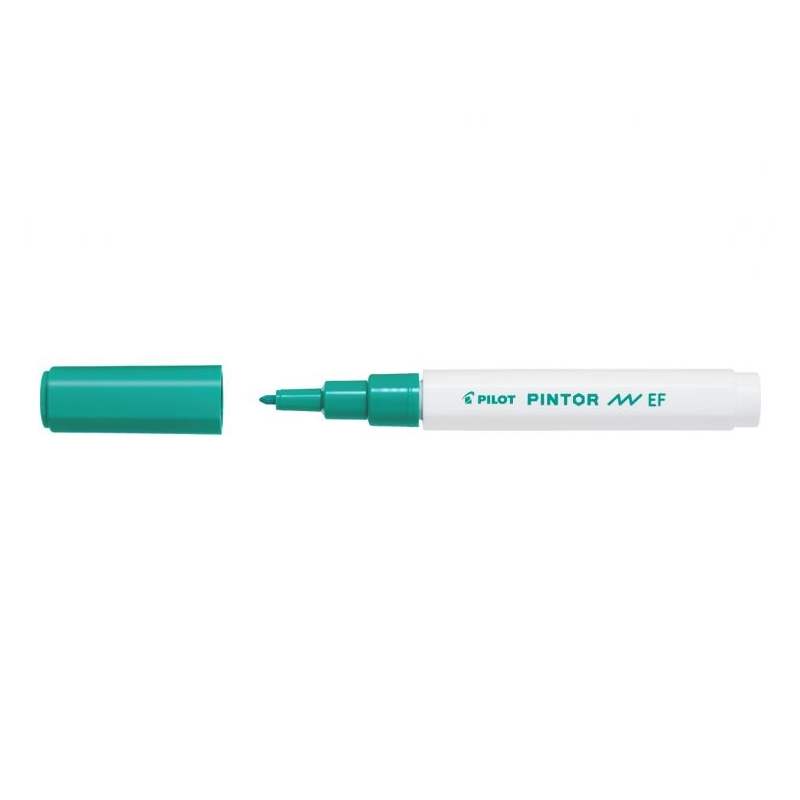 Set 6 markere cu vopsea Pilot Pintor EF 0.7 mm varf rotund Marker Cu Vopsea Pintor Verde Ef 6/Bax