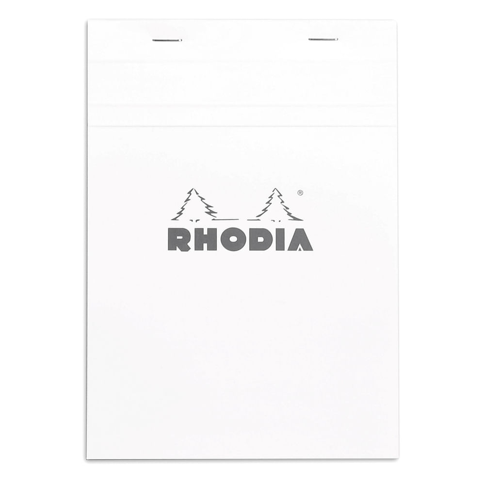 Bloc notes A5 80 file capsat matematica Rhodia Coperta alba