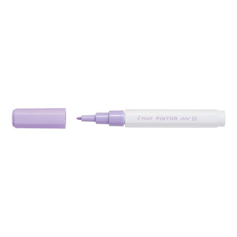 Set 6 markere cu vopsea Pilot Pintor Pastel EF 0.7 mm varf rotund Marker Cu Vopsea Pintor Violet Pastel Ef 6/Bax