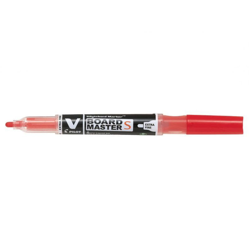 Marker pentru tabla Pilot Vboard Master S diverse culori 1.3 mm varf rotund rosu