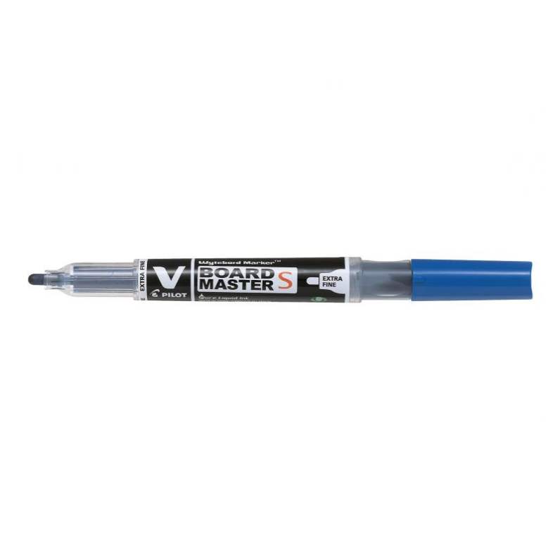 Marker pentru tabla Pilot Vboard Master S diverse culori 1.3 mm varf rotund albastru