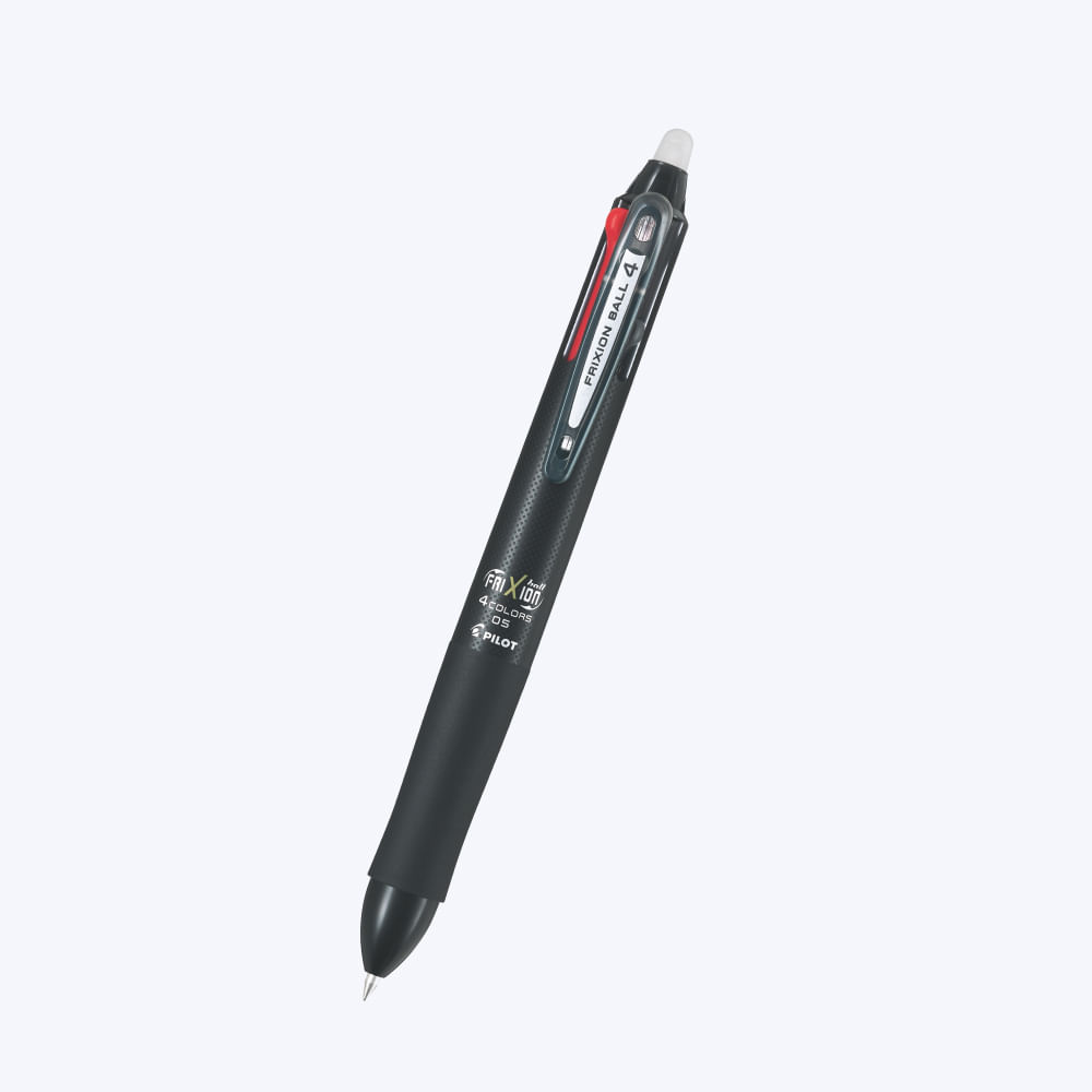 Roller Frixion Ball 0.5 mm retractabil 4 culori Corp negru