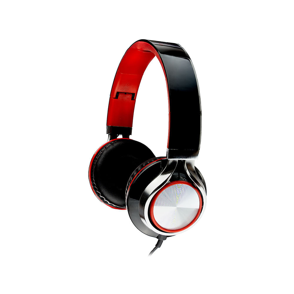 Casti Spacer cu fir rosu&negru jack 3.5 mm x 2 - 0 | YEO