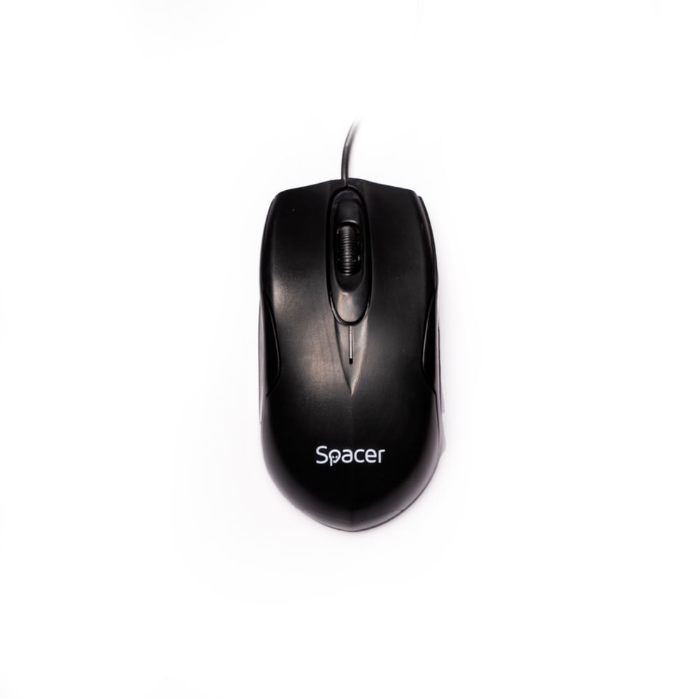 Mouse optic Spacer cu fir usb negru