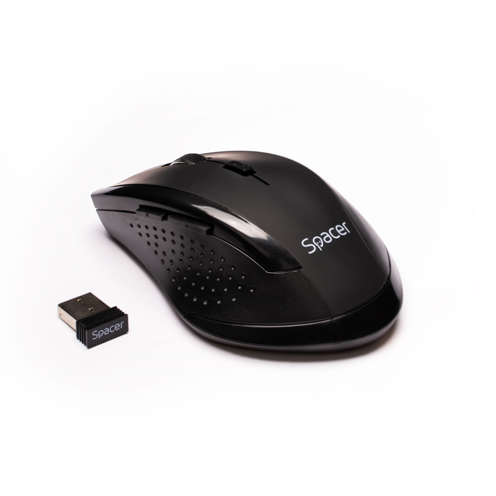 Mouse optic Spacer wireless 2.4ghz negru Mouse optic Spacer wireless 2.4ghz negru