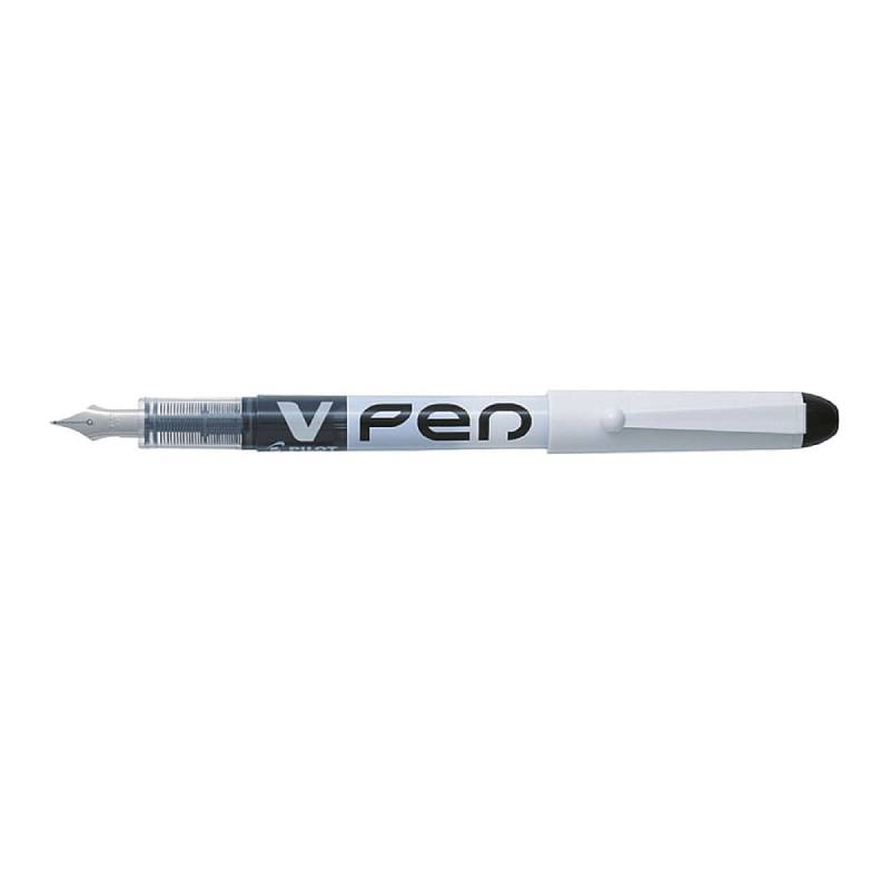 Set 12 stilouri V-Pen Erasable Pilot varf mediu culori diverse Stilou V-Pen Erasable Negru 12/Bax