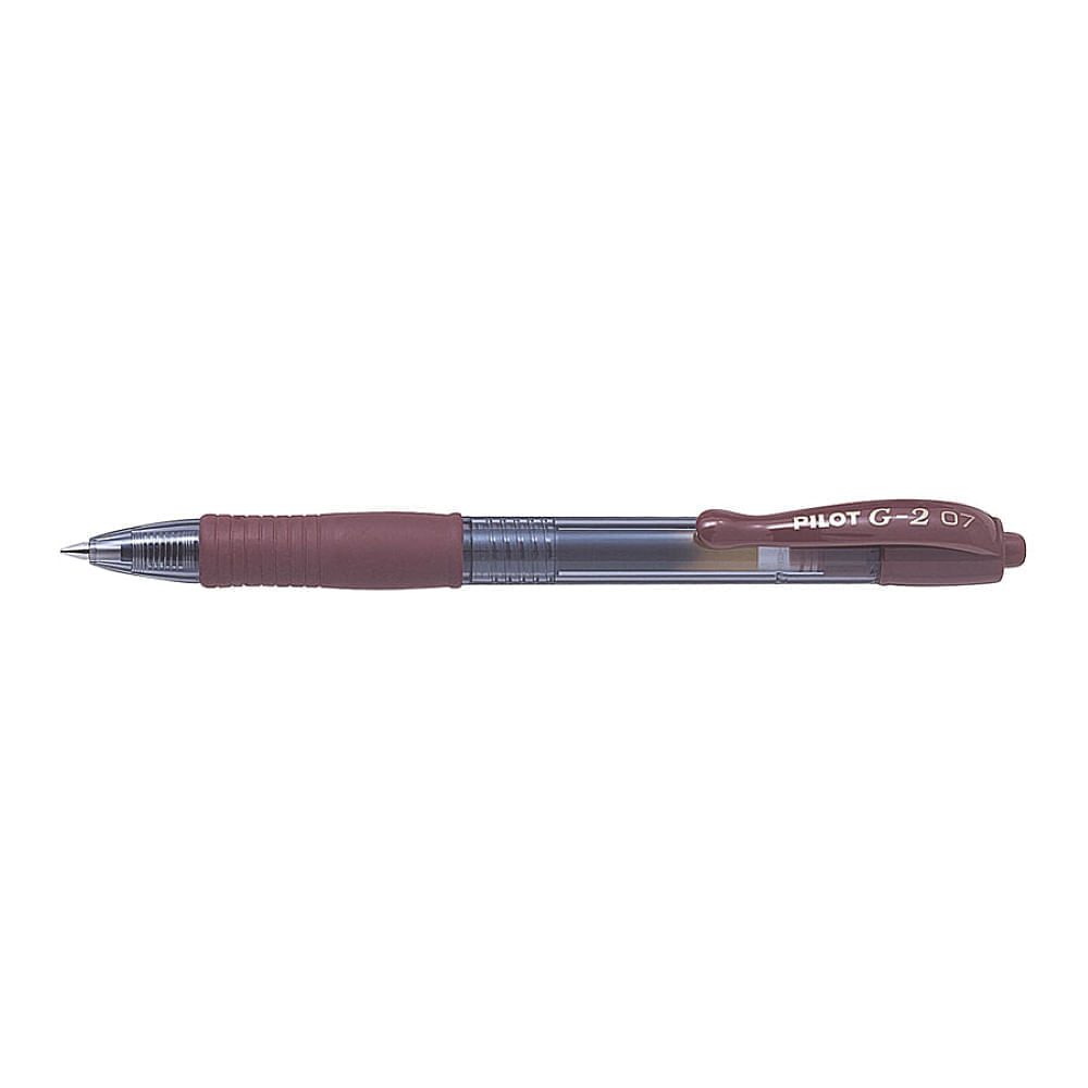 Pachet 12 buc roller cu gel g-2 pilot 0.7 mm varf mediu caramel