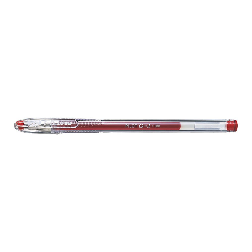 Pachet 12 buc roller cu gel g-1 pilot 0.5 mm varf fin Roller cu gel Pilot G-1 0.5 mm rosu