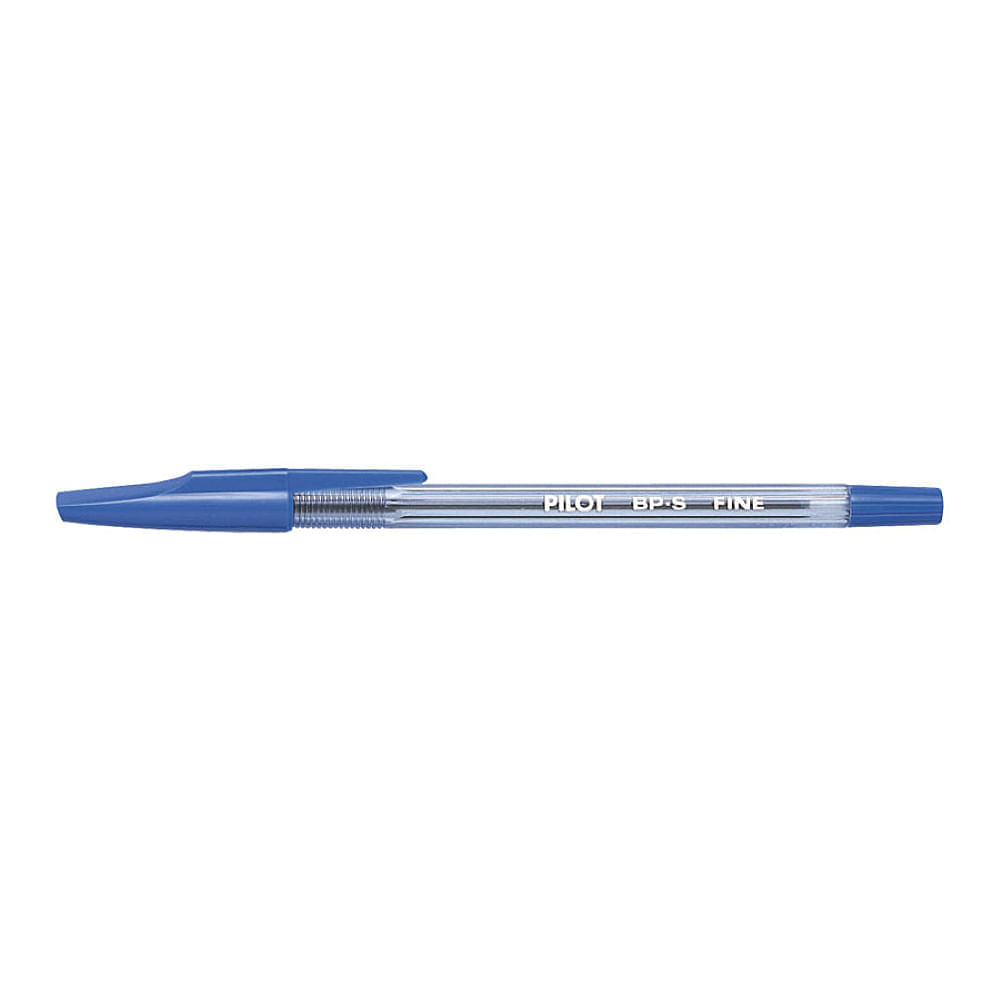 Set 12 pixuri cu bila Pilot Fine diverse culori 0.7 mm cu capac albastru