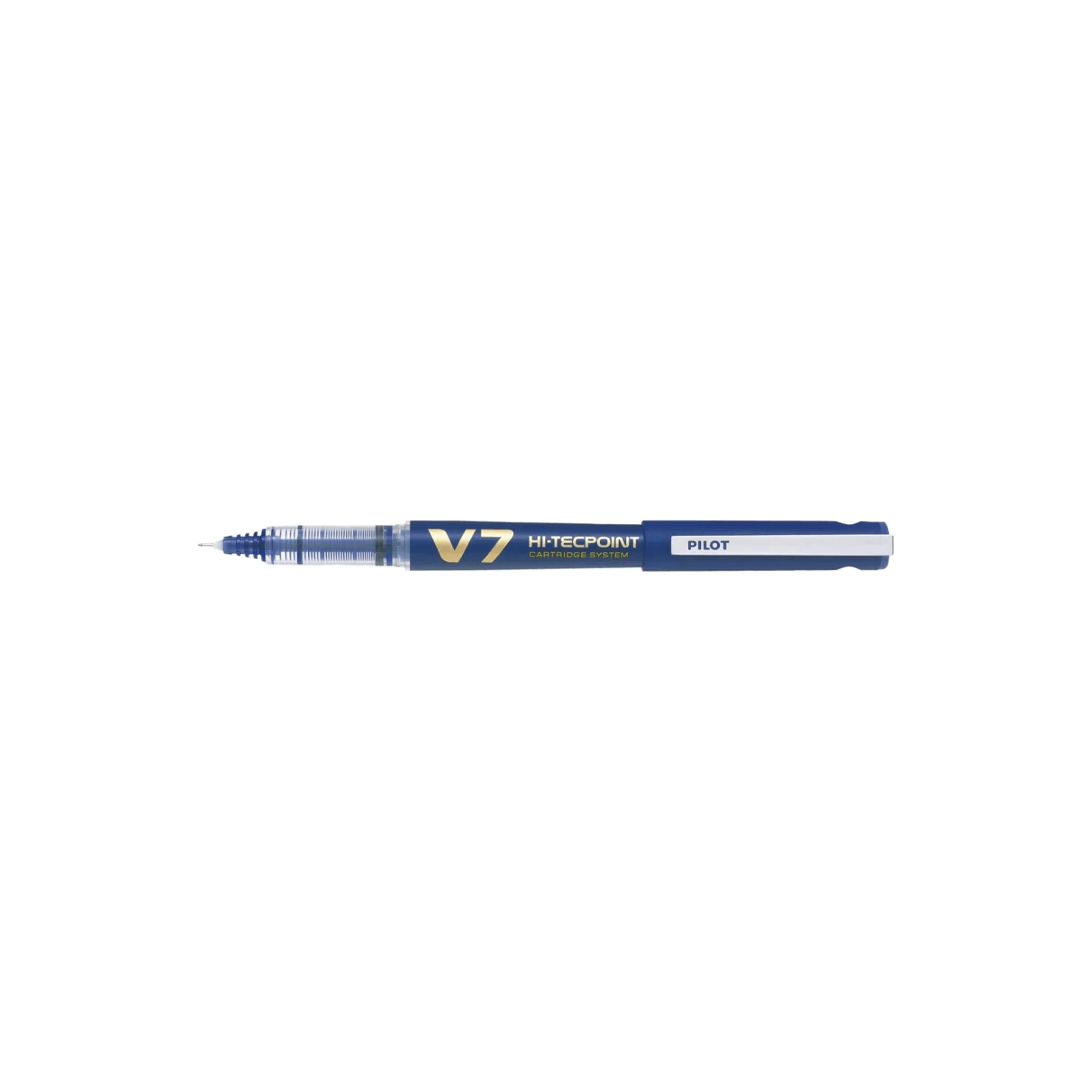 Pachet 10 buc roller reincarcabil v7 hi-tecpoint pilot 0.7 mm varf mediu Roller reincarcabil Pilot V7 Hi-Tecpoint 0.7 mm albastru