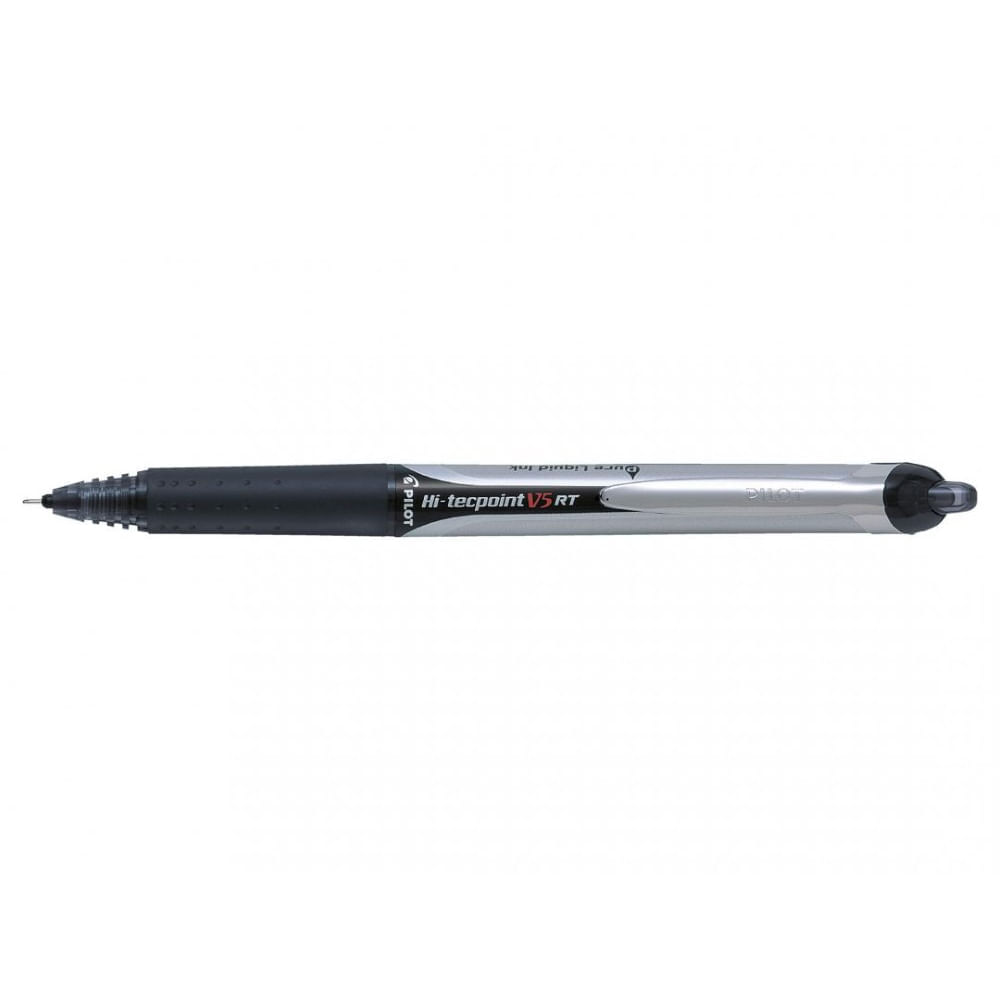 Pachet 12 buc roller hi-tecpoint v5 rt pilot 0.5 mm varf fin Roller Pilot Hi-Tecpoint 0.5 mm negru