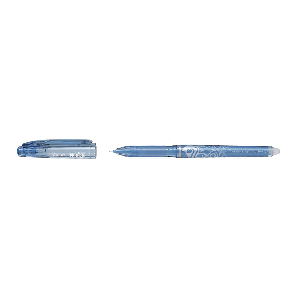 Set 12 rollere cu gel Pilot Frixion Point diverse culori 0.5 mm cu capac bleu