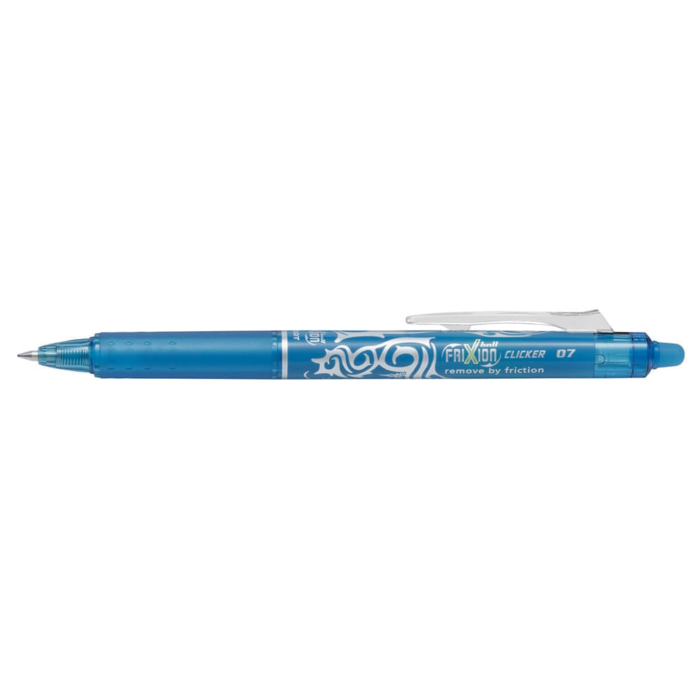 Set 12 rollere cu cerneala Pilot Frixion Clicker diverse culori 0.7 mm bleu
