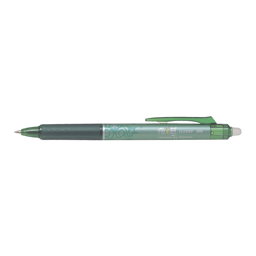 Set 12 rollere cu cerneala Pilot Frixion Clicker diverse culori 0.5 mm  verde