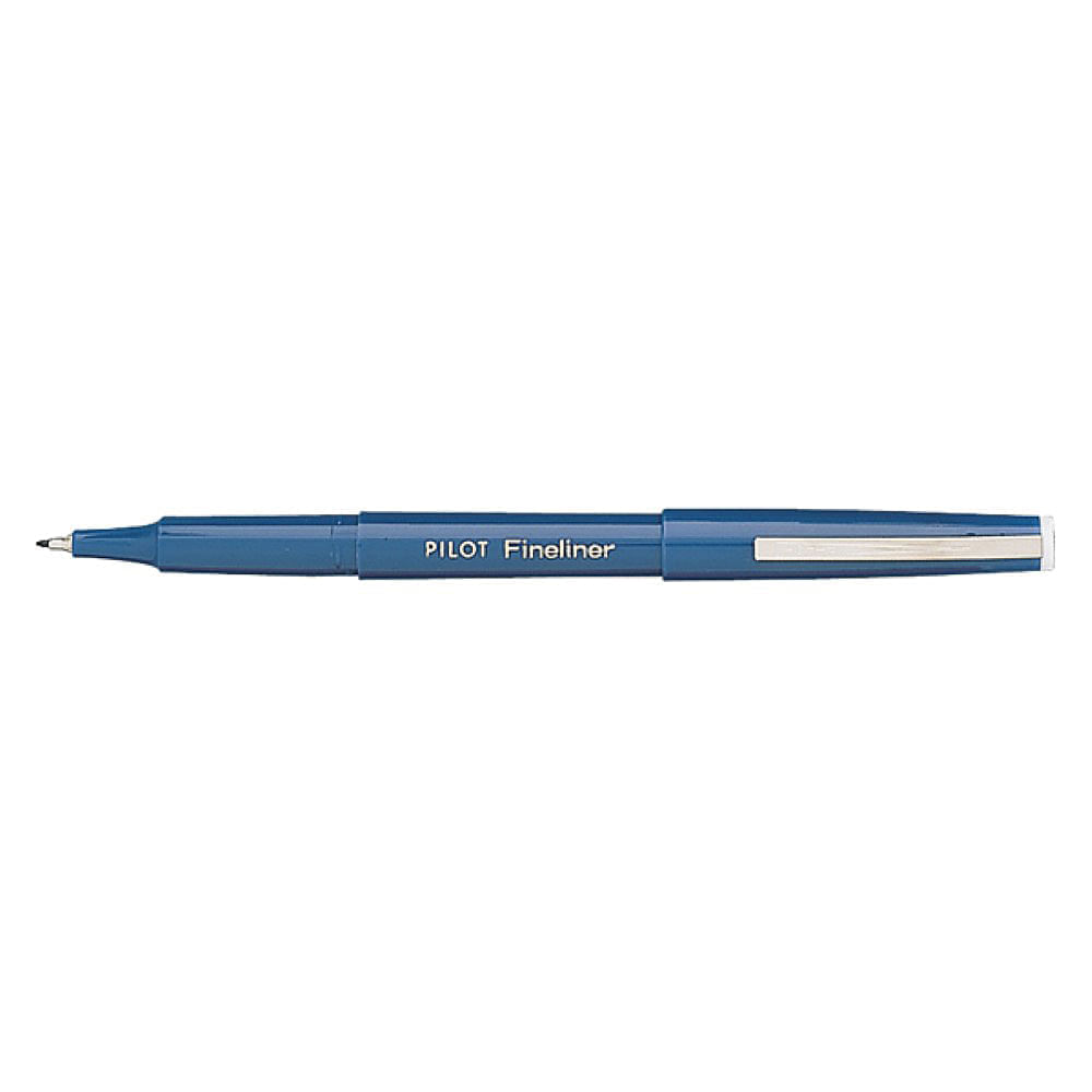 Set 12 finelinere cu cerneala Pilot diverse culori 0.4 mm cu capac albastru