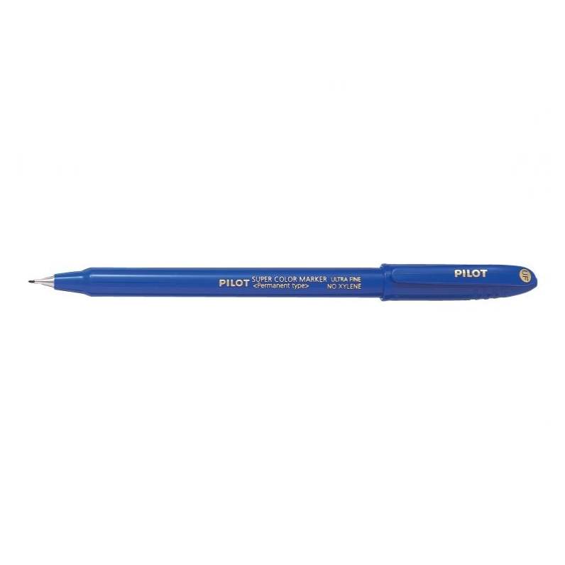 Pachet 12 buc marker permanent pilot 0.4 mm varf rotund Marker permanent Pilot varf rotund 0.4 mm albastru