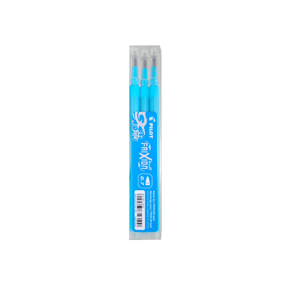 Set 36 rezerve roller Pilot Frixion Ball diverse culori 0.7 mm bleu