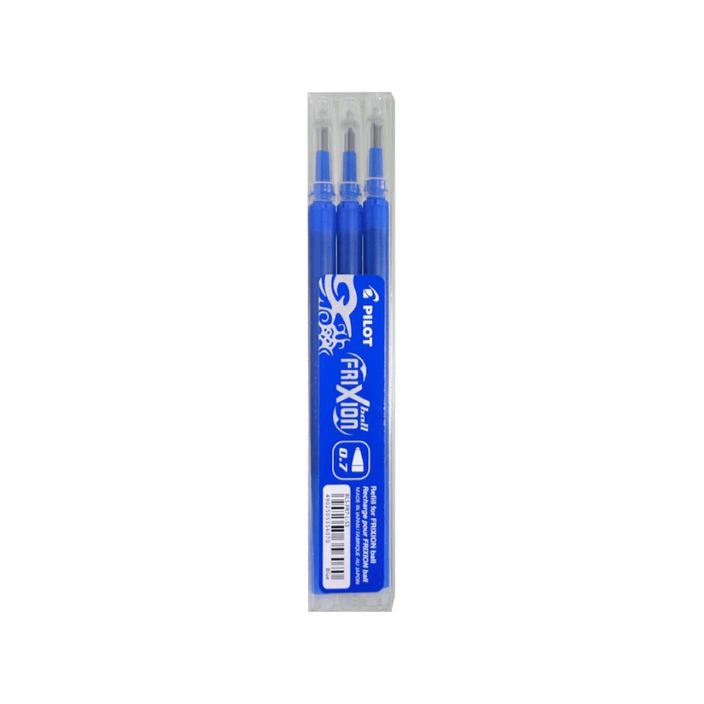 Set 36 rezerve roller Pilot Frixion Ball diverse culori 0.7 mm albastru