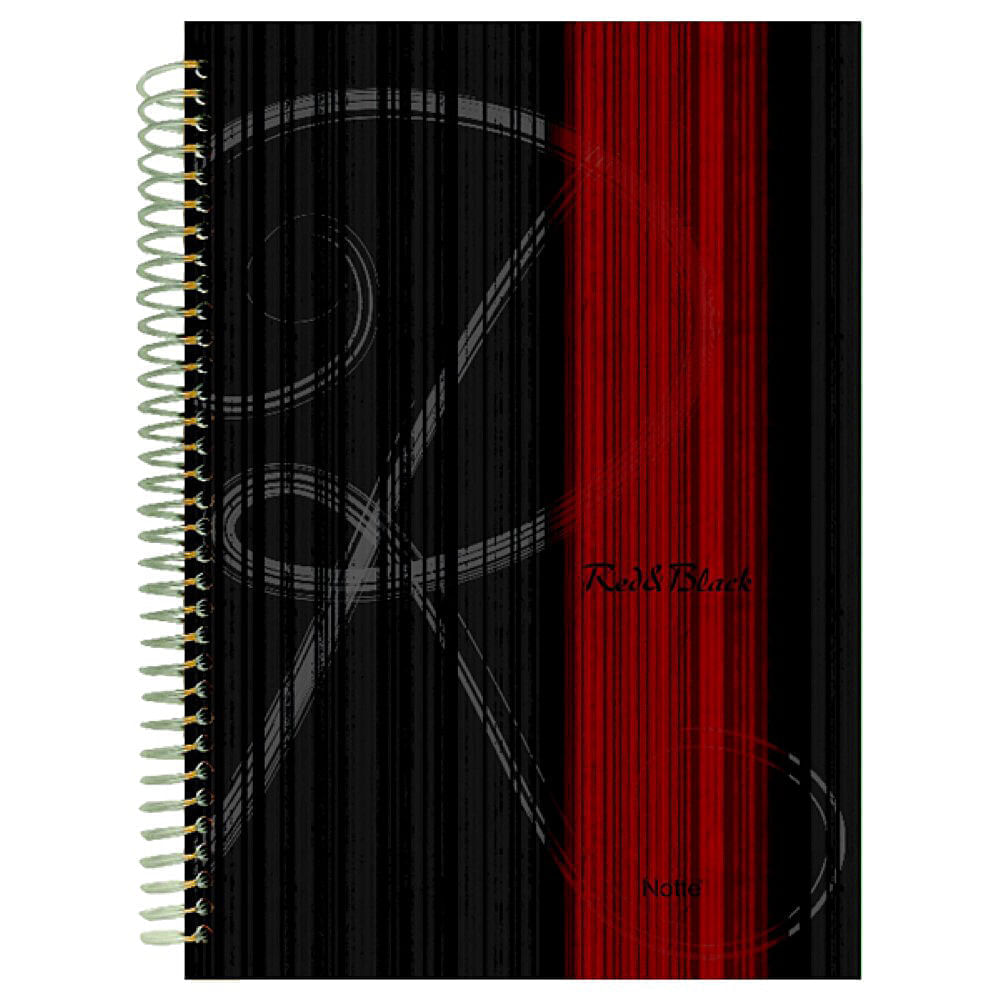 Pachet 24 caiete Notte A4, spira, 4 diviziuni, 100 file dictando