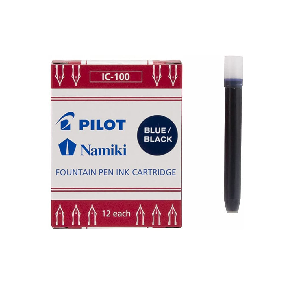 Pachet 12 buc set 12 buc rezerve cerneala lungi pilot bleumarin Set 12 buc Rezerve cerneala lungi Pilot bleumarin