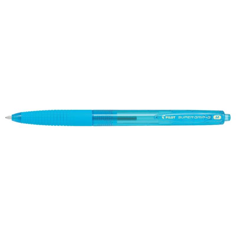 Pix cu bila Supergrip G Pilot 1.0 mm varf gros retractabil bleu bleu