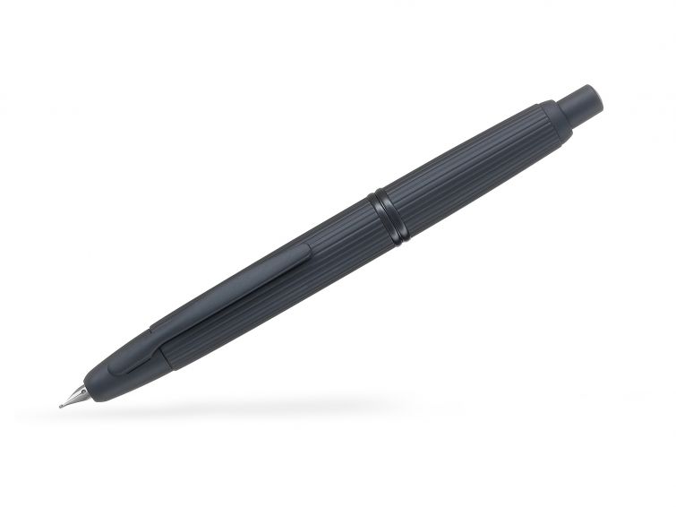 Stilou Capless Stripe Mat Pilot negru varf fin