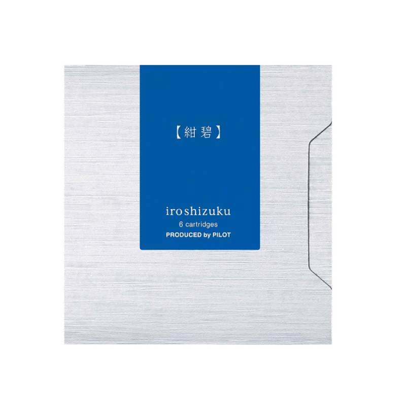 Set 6 Rezerve cerneala Pilot Iroshizuku albastru kon-peki