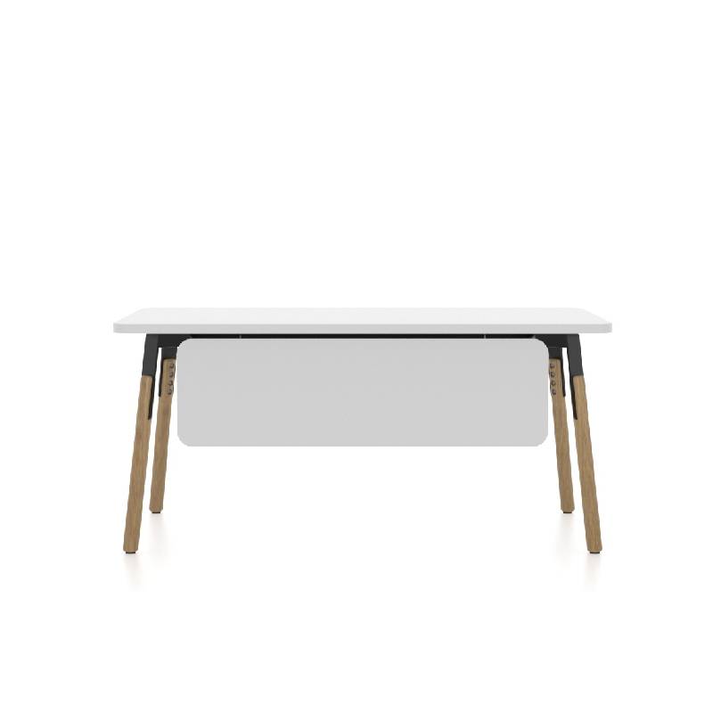 Birou operational, 120x80x75 cm, alb, Doxa Nord Birou operational Nord 1200 x 800 x 75 alb