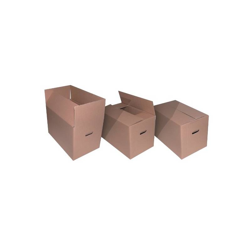 Set 10 cutii carton transport colete 550X320X350MM Set 10 cutii carton mare transport colete 550X320X350 mm