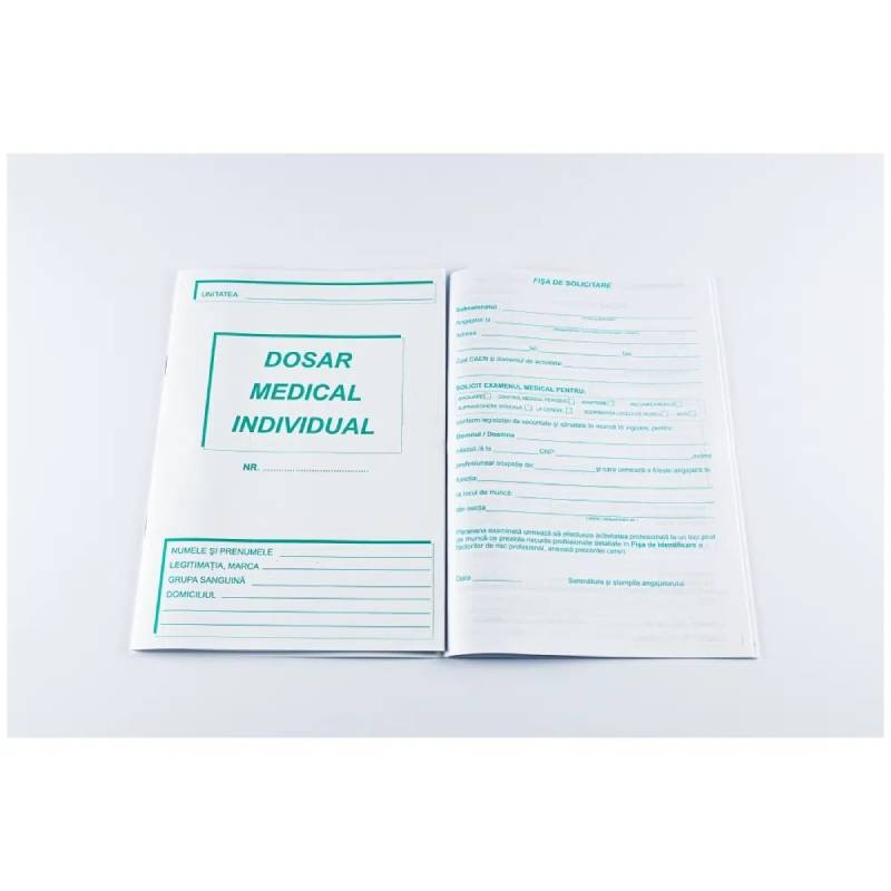 Dosar medical individual A5 coperta
