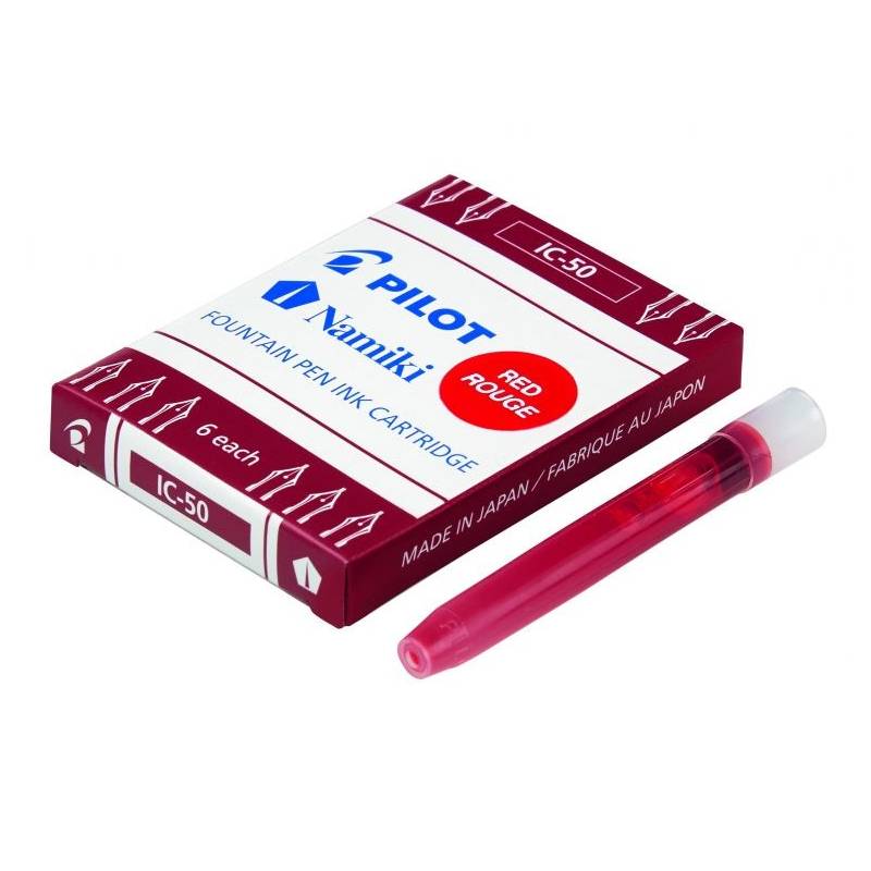 Set 6 rezerve cerneala Pilot rosu