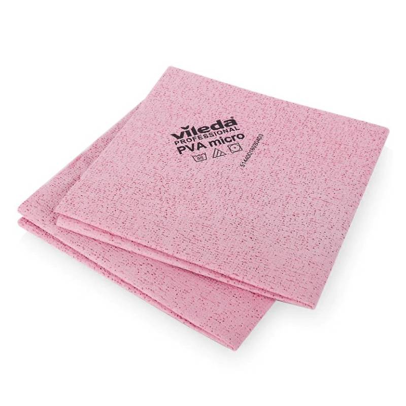 Laveta microfibra profesionala Vileda PVAmicro rosu