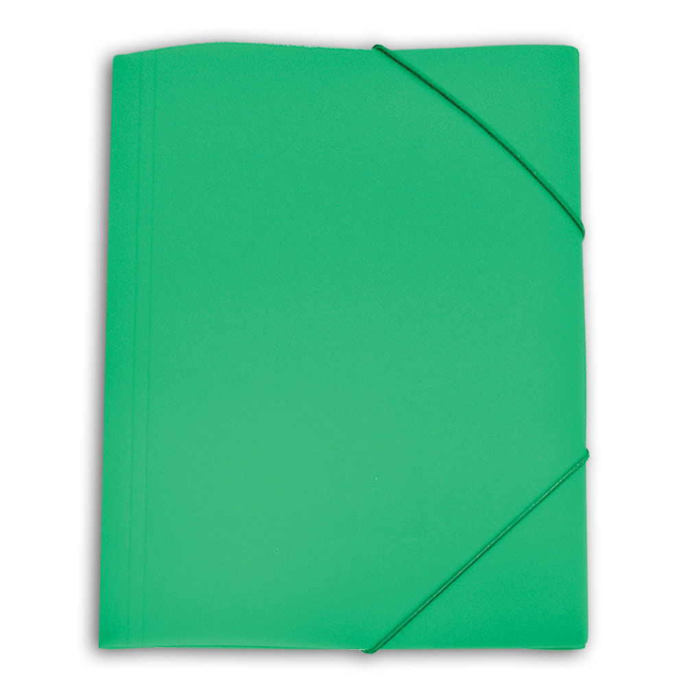 Mapa documente A4 cu elastic plastic Skag verde