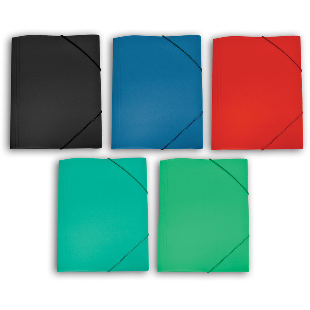 Mapa plastic A4 cu elastic culori asortate  50/set Skag