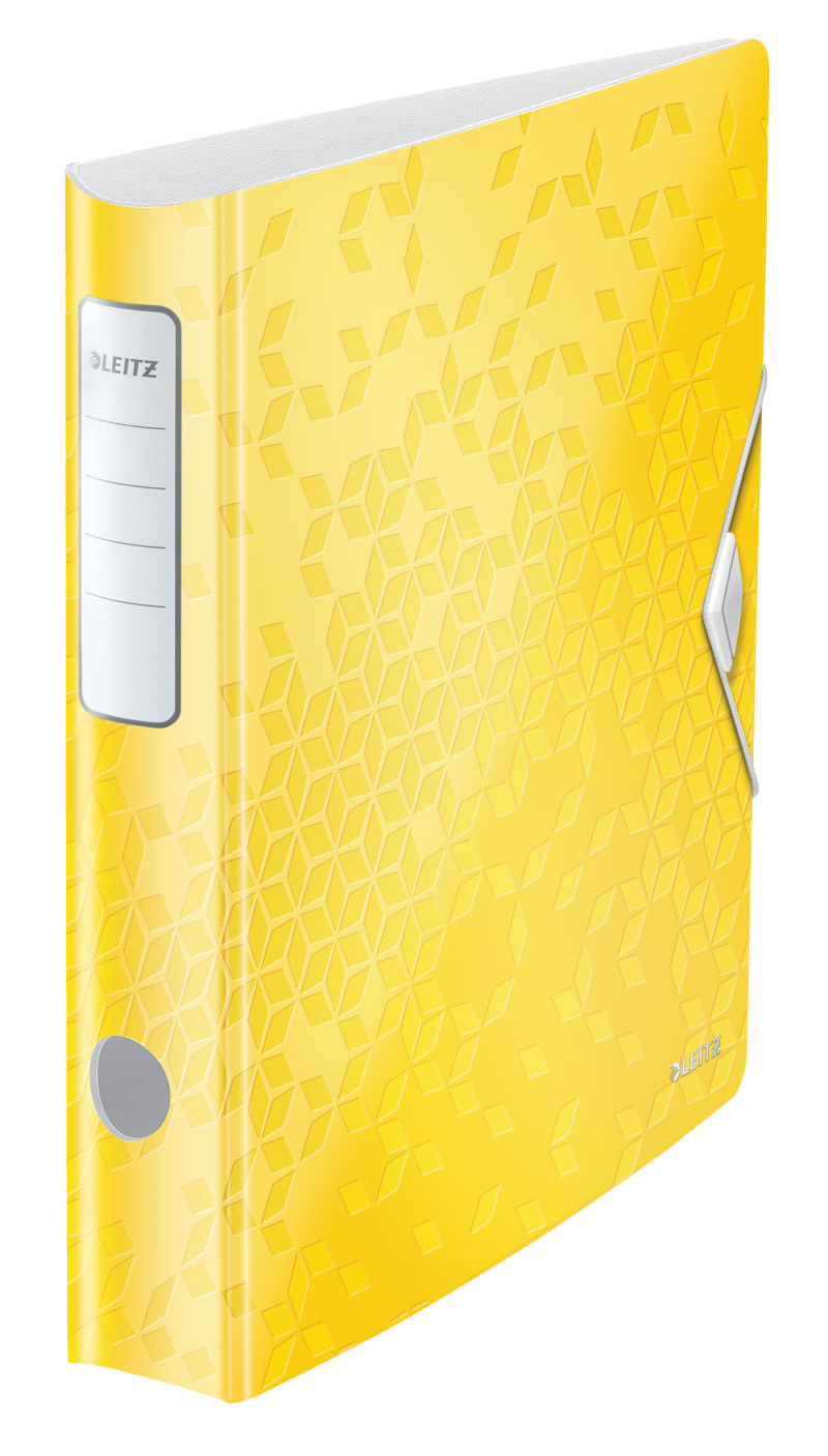 Biblioraft PP A4 6.5 cm Leitz Active WOW 180 Biblioraft Leitz 180 Active WOW polyfoam A4 65 mm galben