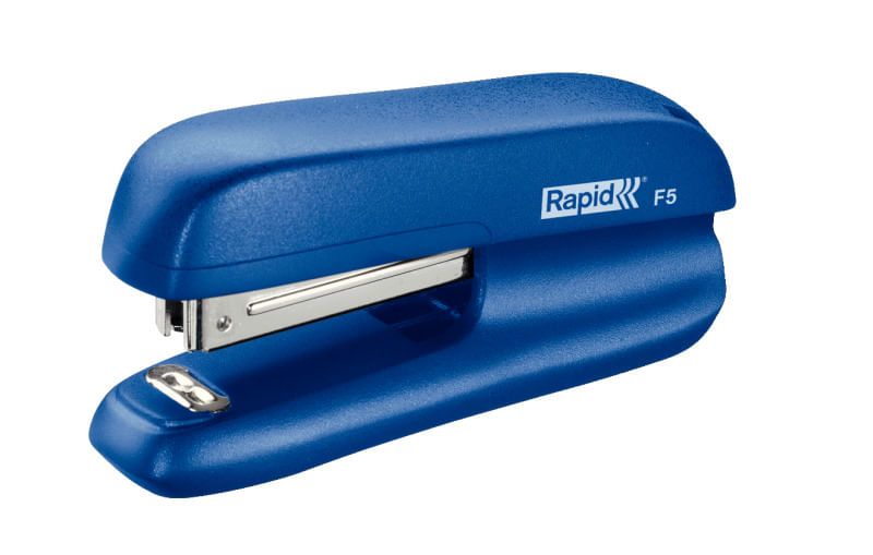 Capsator hartie 10 coli plastic albastru caspe Nr 10 Rapid F5 Capsator plastic Rapid F5 10 coli cutie albastru