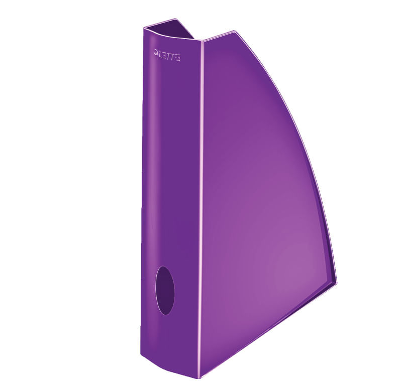 Suport documente vertical Leitz WOW mov metalizat