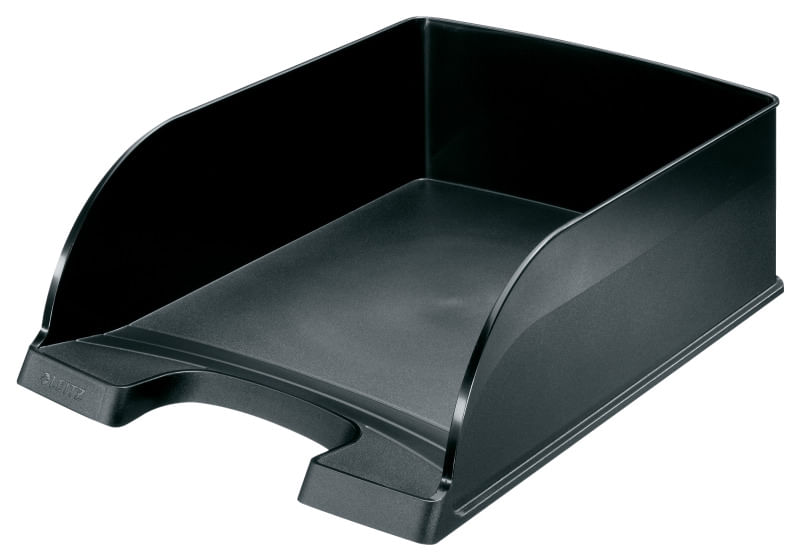 Tavita documente A4 PS neagra Leitz PLUS Jumbo