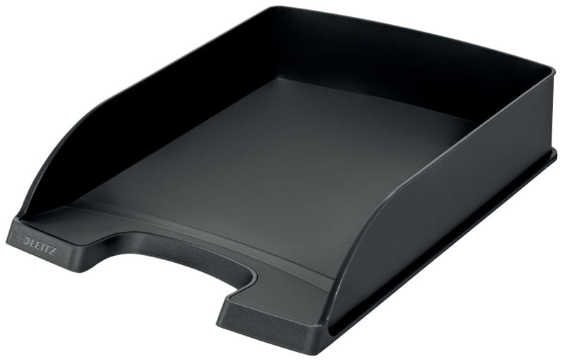 Tavita de birou neagra polistiren A4 Leitz Plus Tavita de birou neagra polistiren A4 Leitz Plus